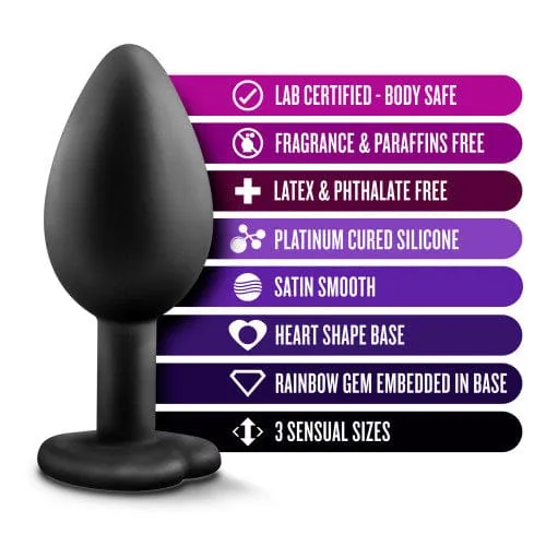 Anal Blush Novelties Blush Novelties Luxe Bling Anal Plugs Training Kit