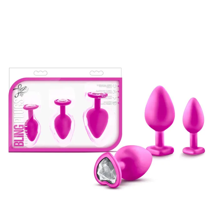 Anal Blush Novelties Blush Novelties Luxe Bling Anal Plugs Training Kit