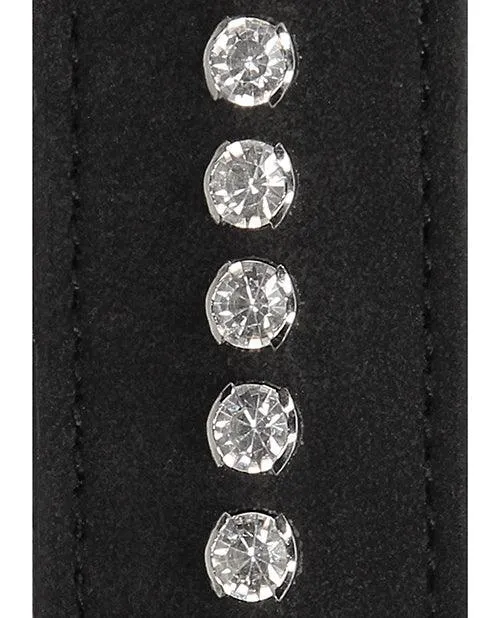 Anal Shots Ouch Diamond Studded Eye Mask Black Shots America LLC