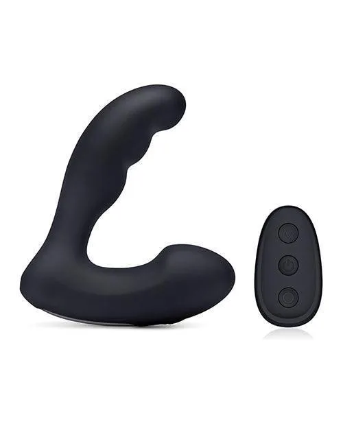 Blue Line Vibrating Prostate Prober Wremote Black Electric Eel INC Anal