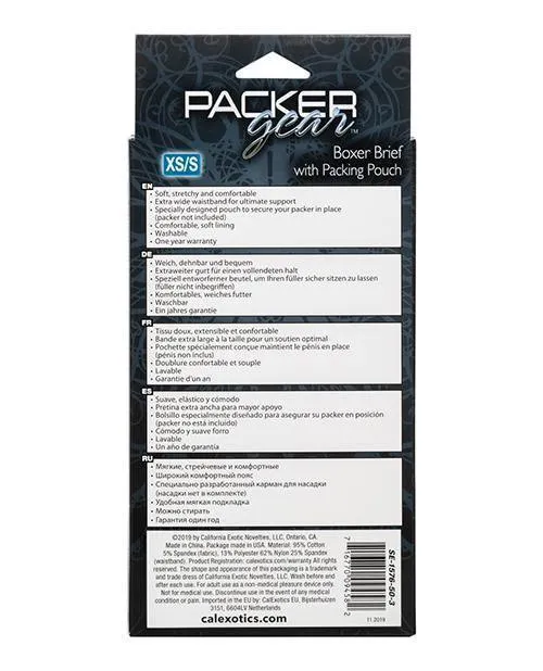 California Exotic Novelties Female Sex Toys Packer Gear Boxer Brief With Packing Pouch
