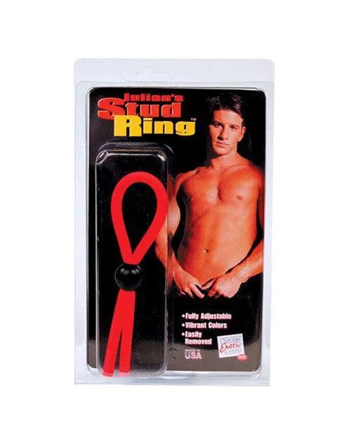 California Exotic Novelties Male Sex Toys Julians Stud Ring Assorted Colors