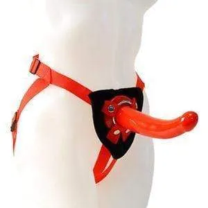 California Exotics Female Sex Toys California Exotics Red Rider Adjustable Strap On 7