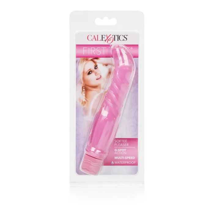 California Exotics First Time Softee Pleaser G Spot Vibrator Pink California Exotics Vibrators
