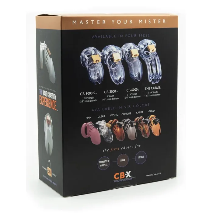 CBX CB6000 3 14 Chastity Cock Cage and Lock Set CBX Male Sex Toys
