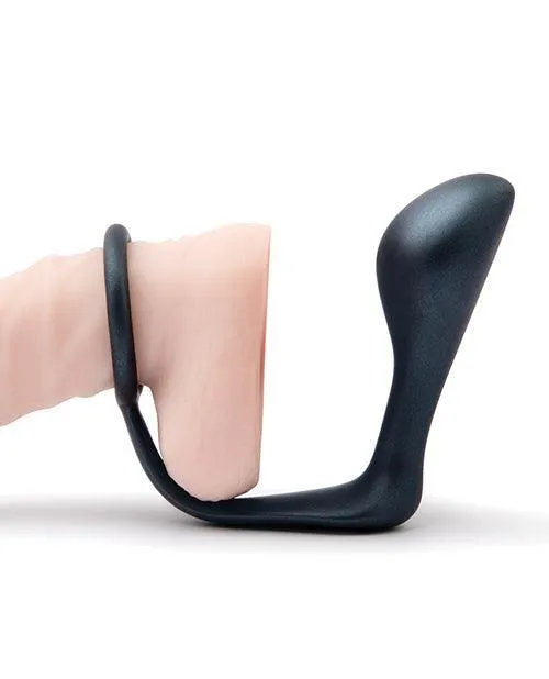 Cotr INC Anal BVibe Butties Ringer Cock Ring Prostate Plug Black