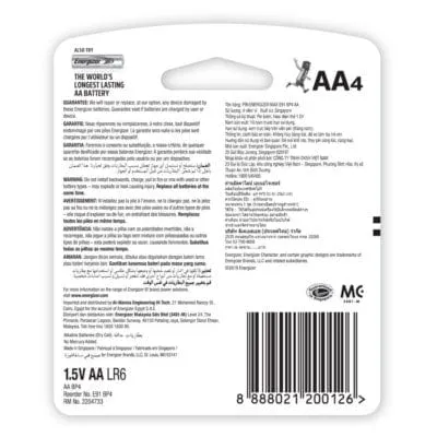 Energizer Male Sex Toys Energizer Max Alkaline Power E91 AA Battery Value Pack