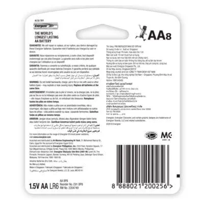 Energizer Male Sex Toys Energizer Max Alkaline Power E91 AA Battery Value Pack
