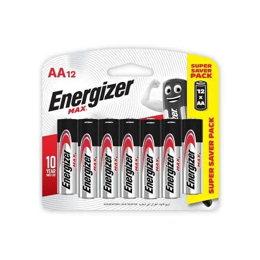 Energizer Male Sex Toys Energizer Max Alkaline Power E91 AA Battery Value Pack