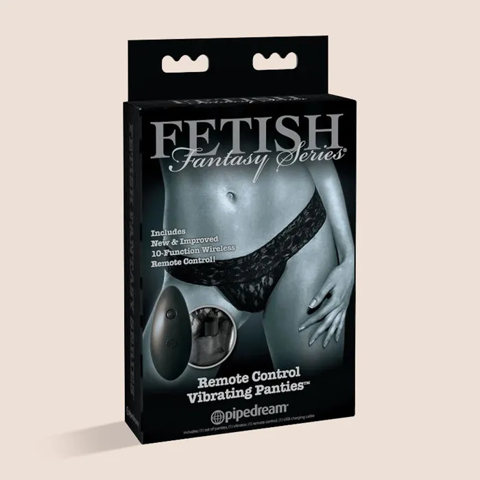 Female Sex Toys Pipedream Products Fetish Fantasy Remote Control Vibrating Panties Regular Size lowrise thong waist sizes 24 34