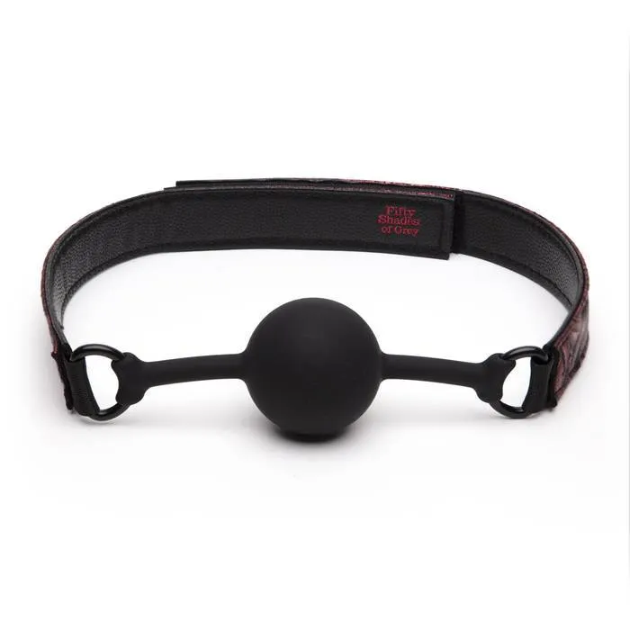 Fifty Shades of Grey Fifty Shades of Grey Sweet Anticipation Ball Gag BDSM Red Vibrators