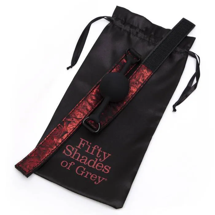 Fifty Shades of Grey Fifty Shades of Grey Sweet Anticipation Ball Gag BDSM Red Vibrators