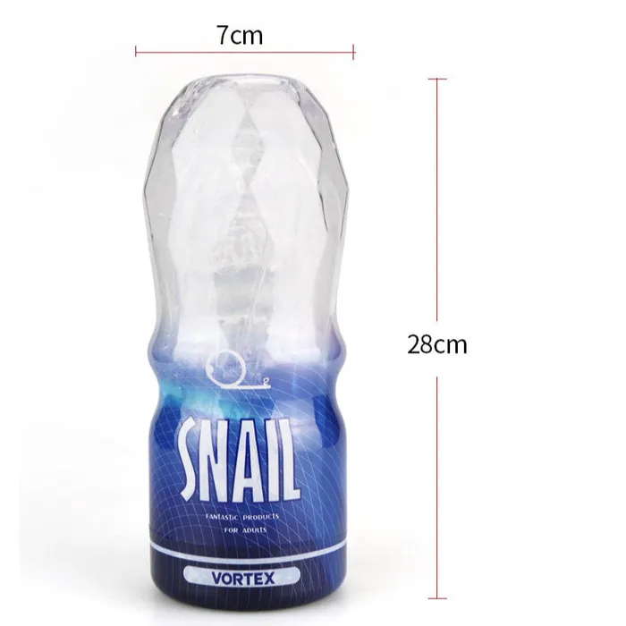 Javtoys Male Sex Toys Snail Crystal Cup Vortex