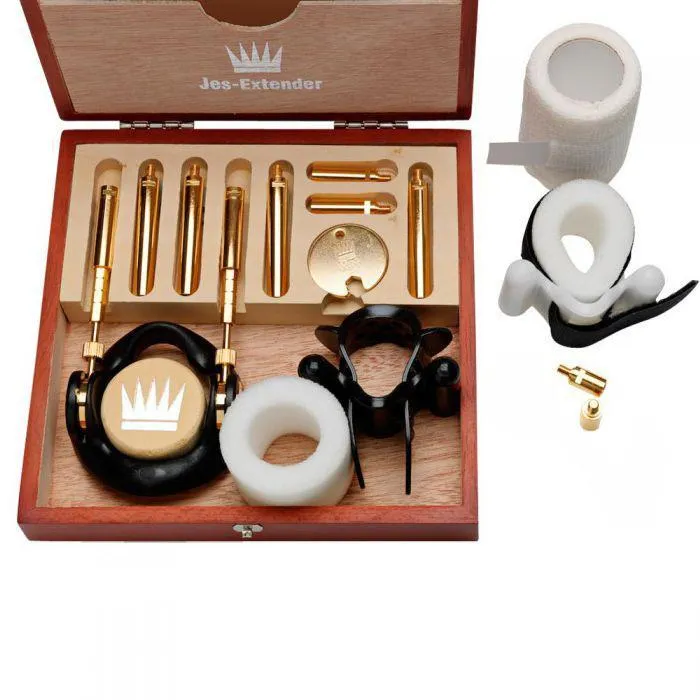 JesExtender Gold Penis Enlarger Kit Gold JesExtender Anal