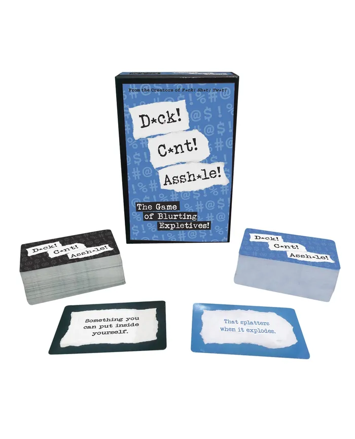 Kheper Games Games Dck Cnt Asshle The Game of Blurting Expletives
