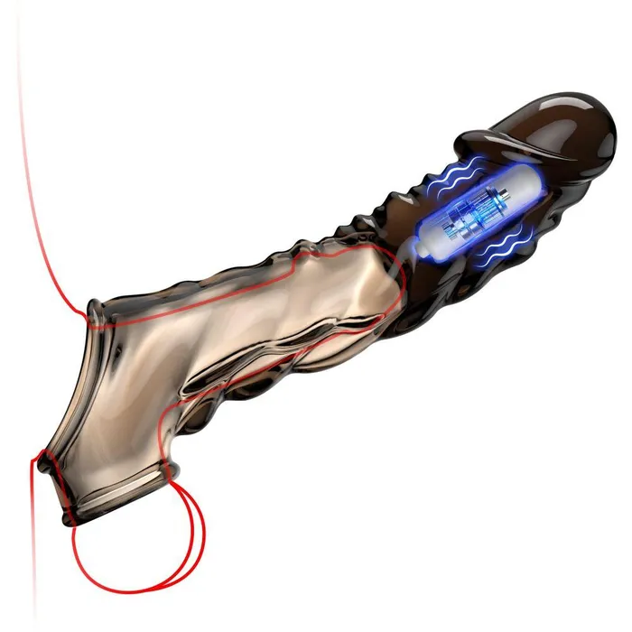 Male Sex Toys propinkup 36 Extra Inches Penis Extender Reusable Vibrator Penis Sleeve with Cock Ring Male Sex Toys propinkup 36 Extra Inches Penis Extender Reusable Vibrator Penis Sleeve with Cock Ring