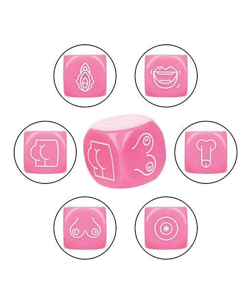 Naughty Bits Roll With It Icon Based Sex Dice California Exotic Novelties Female Sex Toys