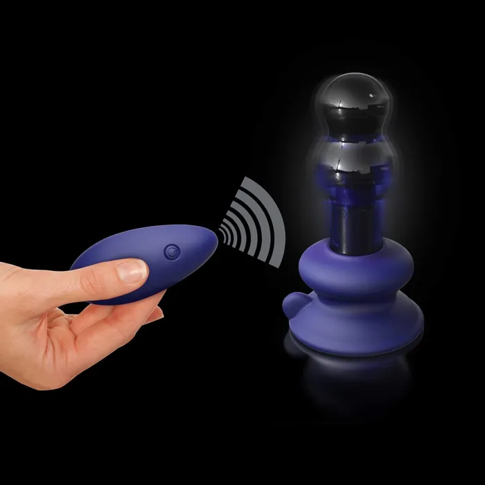 Pipedream Female Sex Toys Pipedream Icicles No 83 Remote Control Vibrating Glass Massager Blue