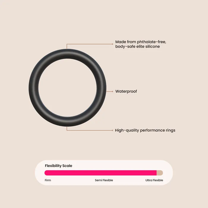 Pipedream Products Male Sex Toys Fantasy CRingz MaxWidth Silicone Rings penis rings
