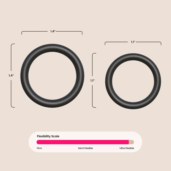 Pipedream Products Male Sex Toys Fantasy CRingz MaxWidth Silicone Rings penis rings