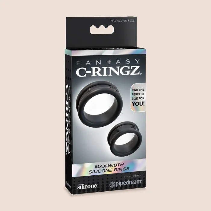 Pipedream Products Male Sex Toys Fantasy CRingz MaxWidth Silicone Rings penis rings