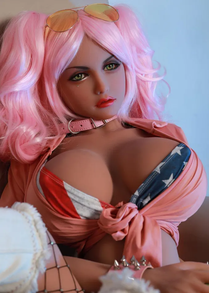 propinkup Male Sex Toys 622IN 661LB Sex Doll Green Eyes With Pictured Pink HairUS Stock Available ONLY
