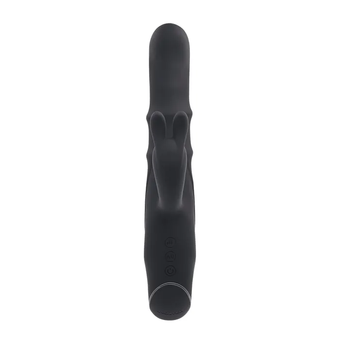 Vibrators Evolved Evolved Ringmaster Rabbit Vibrator Black