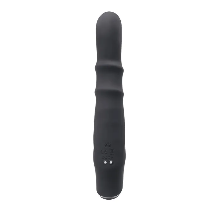 Vibrators Evolved Evolved Ringmaster Rabbit Vibrator Black
