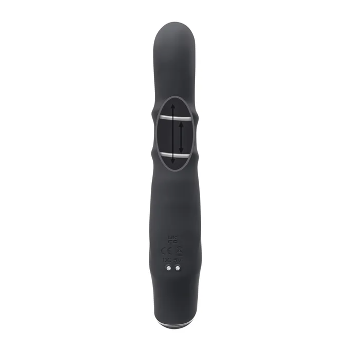 Vibrators Evolved Evolved Ringmaster Rabbit Vibrator Black