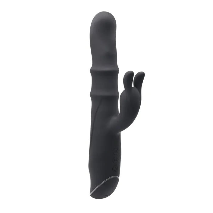 Vibrators Evolved Evolved Ringmaster Rabbit Vibrator Black