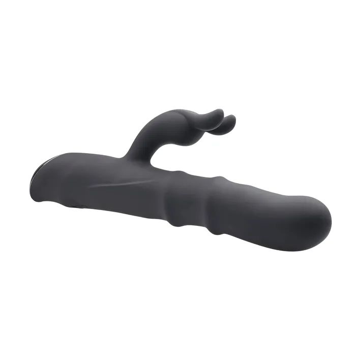 Vibrators Evolved Evolved Ringmaster Rabbit Vibrator Black