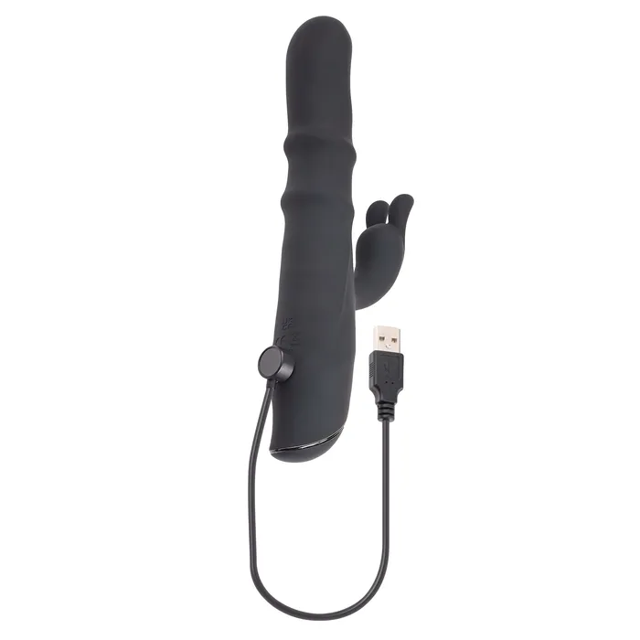 Vibrators Evolved Evolved Ringmaster Rabbit Vibrator Black