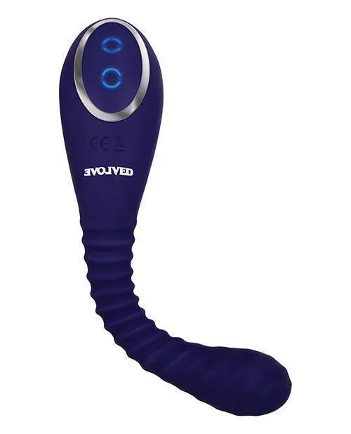 Vibrators Evolved Novelties INC Evolved Bendable Sucker Purple