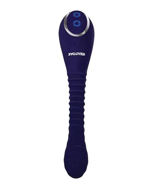 Vibrators Evolved Novelties INC Evolved Bendable Sucker Purple