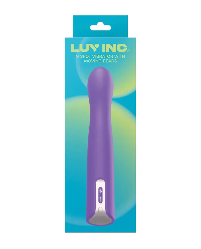 Vibrators Vvole Luv Inc GSpot Vibrator wMoving Beads Purple