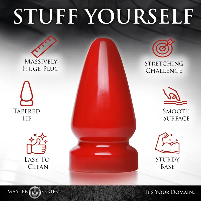 Anal Destructor Plug Small Master Series Anal