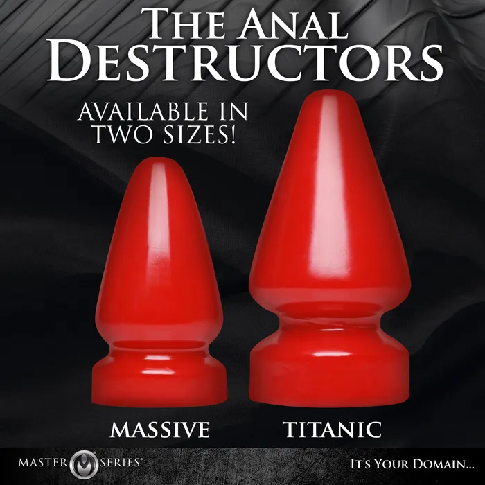 Anal Destructor Plug Small Master Series Anal
