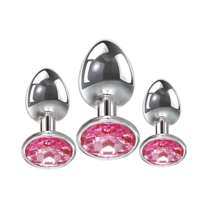 Anal Evolved Ae Pink Gem Anal Plug Set