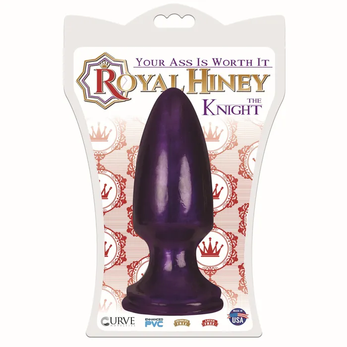 Anal Royal Hiney The Knight Anal Plug Purple