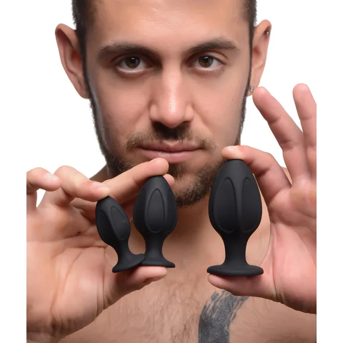 Anal Triple Juicers Silicone Anal Trainer Set Master Series