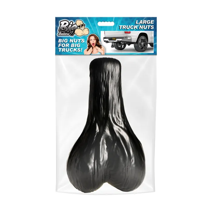 Big Ballers Large Truck Nuts Black Anal