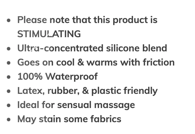 Entrenue Female Sex Toys Lube Sliquid Spark Pharmaceutical Grade Silicone Personal Lubricant Waterproof