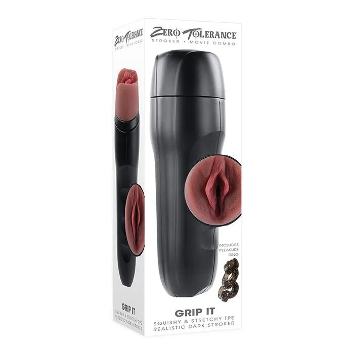 Evolved Male Sex Toys Zero Tolerance Grip It Realistic Vagina Stroker with Movie Download Brown Evolved Male Sex Toys Zero Tolerance Grip It Realistic Vagina Stroker with Movie Download Brown