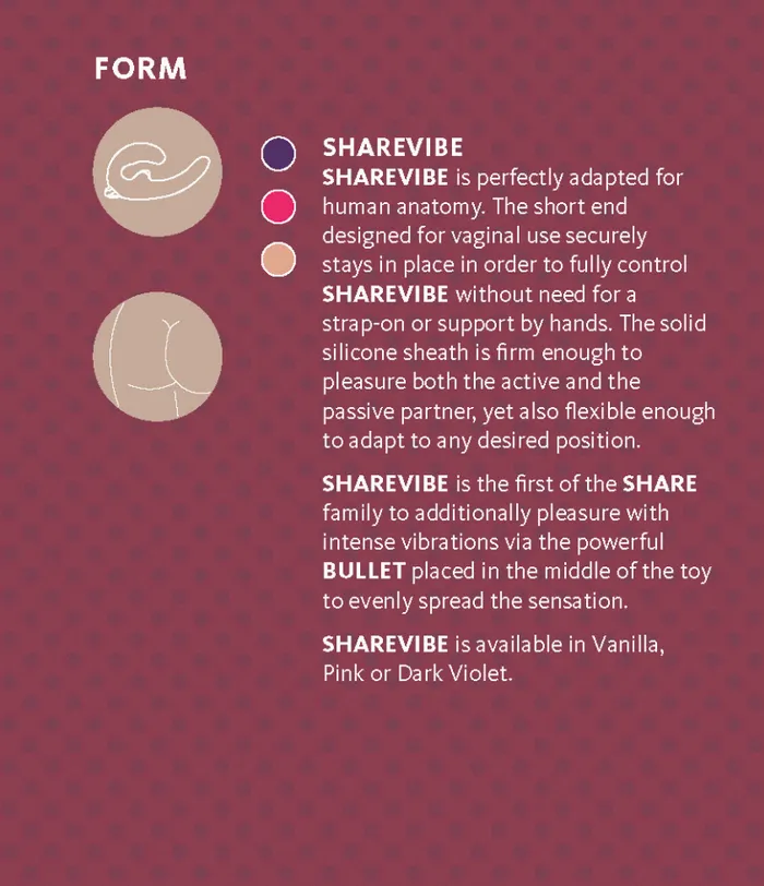 Female Sex Toys Entrenue ShareVibe Strapless Vibrator