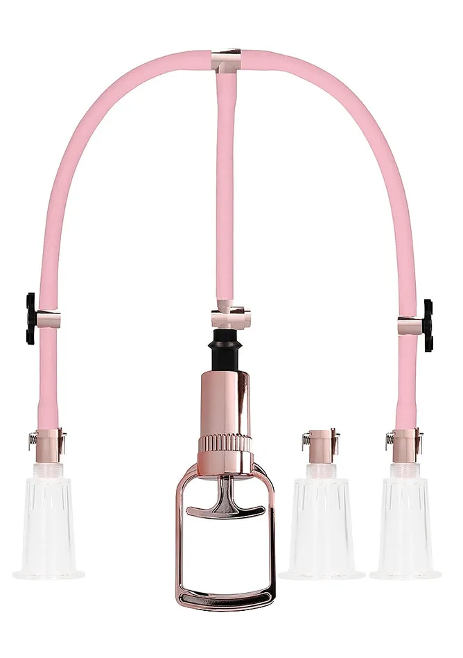 Female Sex Toys SHOTS AMERICA LLC CLITORAL NIPPLE PUMP SET ROSE GOLD LARGE Female Sex Toys SHOTS AMERICA LLC CLITORAL NIPPLE PUMP SET ROSE GOLD LARGE