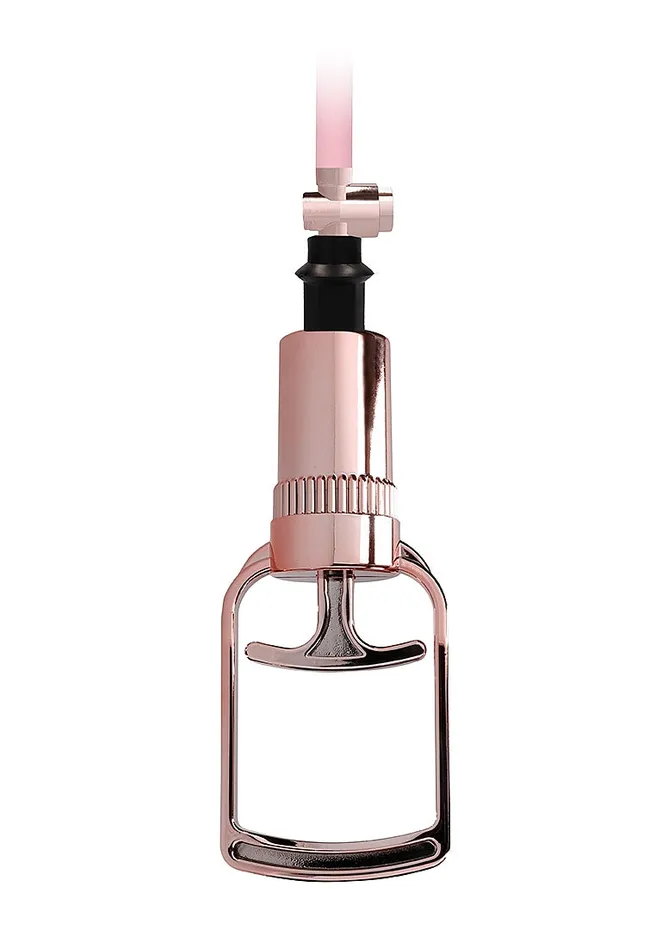 Female Sex Toys SHOTS AMERICA LLC CLITORAL NIPPLE PUMP SET ROSE GOLD LARGE