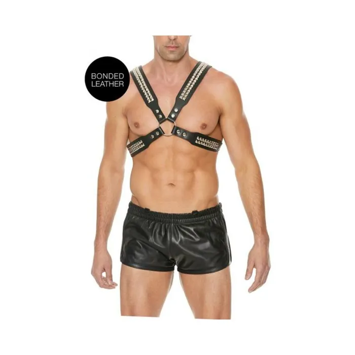 Female Sex Toys Shots America LLC Ouch Harness Pyramid Stud Os