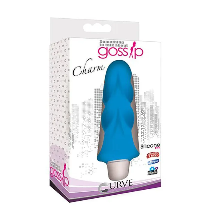 Gossip Charm 7 Function Petite Silicone Vibe Blue Vibrators