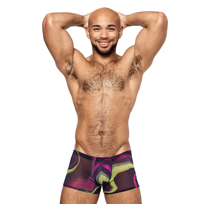 Male Power Male Power Galactic Mini Short Print L Male Sex Toys