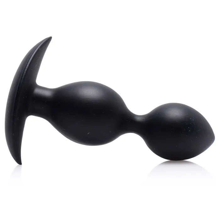 Male Sex Toys Orbs Steel Weighted Duotone Silicone Anal Plug Master Series